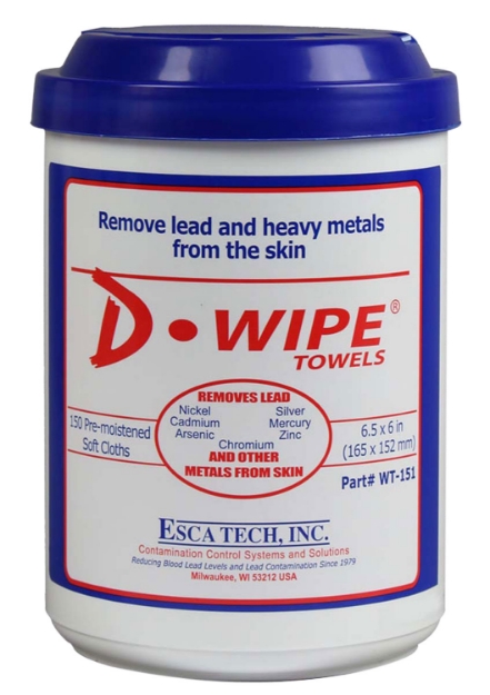 Picture of Esca Tech D-Wipe Disposable Towels Wipes 150 Count 8 Canisters Per Case (Sold By Case) 