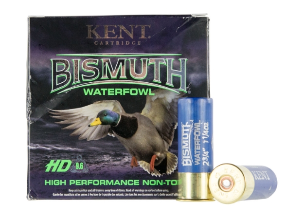 Picture of Kent Cartridge Bismuth Waterfowl 12 Gauge 2.75" 1 1/4 Oz Bismuth 4 Shot 25 Per Box/ 10 Cs 