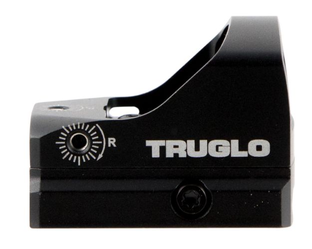 Picture of Truglo Tg-8100B Tru-Tec Micro Sub-Compact Matte Black 1X 23X17mm 3 Moa Illuminated Red Dot Reticle 