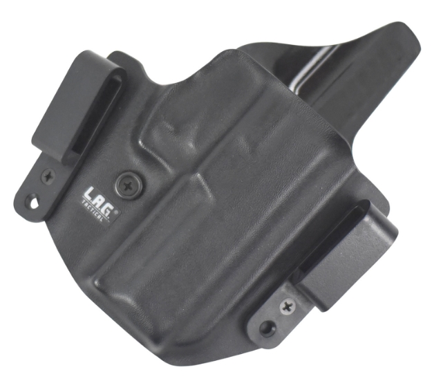 Picture of Lag Tactical Defender Iwb/Owb Black Kydex Belt Loop Fits Glock 19 Fits Glock 23 Fits Glock 32 Right Hand 