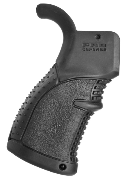 Picture of Fab Defense Agr-43 Ergonomic Pistol Grip Made Of Polymer With Black Rubber Overmold Multi-Textured Finish For Ar-15, M16, M4 