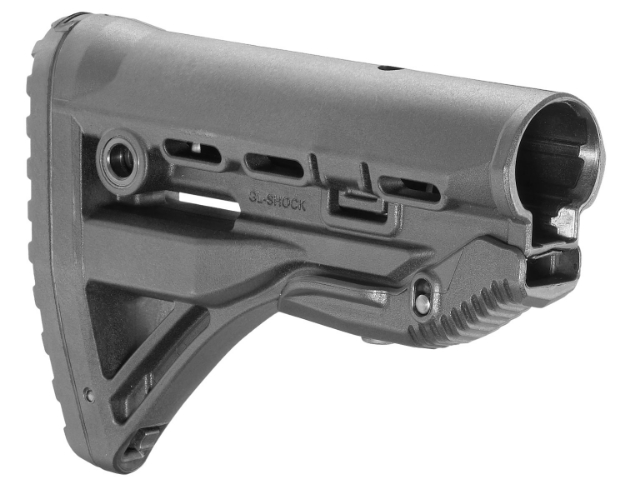 Picture of Fab Defense Gl-Shock With Anti-Rattle Mechanism Matte Black Synthetic For M4/M16 & Ar-Platform 