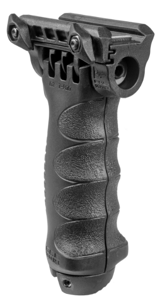 Picture of Fab Defense Fx-Tpodg2qr T-Pod G2 Quick Release Black Polymer Grip, Aluminum Black Bipod Legs 