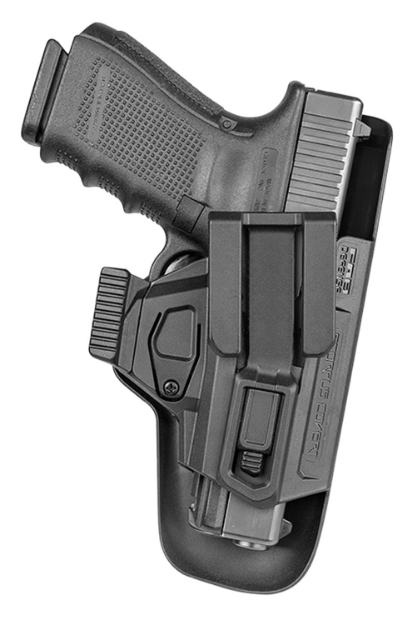 Picture of Fab Defense Scorpus Covert Iwb Black Polymer Belt Clip Compatible W/Glock 17/19/23/32 Belt 1.50-1.75" Wide Right Hand 