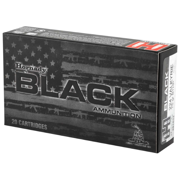 Picture of Hornady Black Target 224 Valkyrie 75 Gr Hollow Point Boat-Tail (Hpbt) 20 Per Box/ 10 Cs 