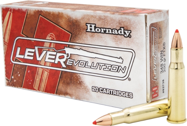 Picture of Hornady Leverevolution Hunting 348 Win 200 Gr Flex Tip Expanding (Ftx) 20 Per Box/ 10 Cs 