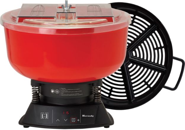 Picture of Hornady Magnum Digital Vibratory Tumbler Red Multi-Caliber 