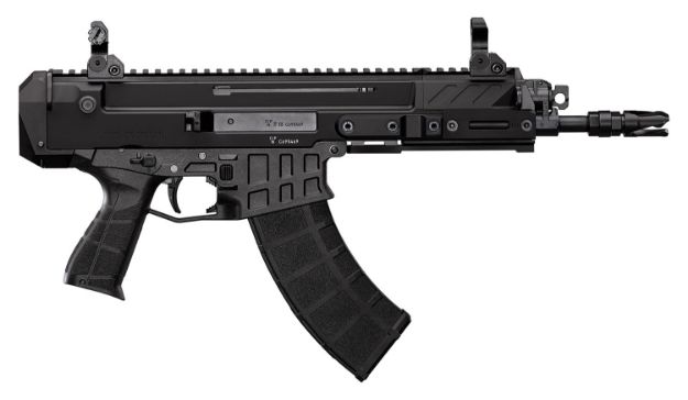 Picture of Cz-Usa Bren 2 Ms 7.62X39mm Caliber With 9.50" Barrel, 30+1 Capacity, Overall Black Finish, Carbon Fiber Receiver, Ambi Mag Release, Stippled Black Polymer Grip Right Hand 