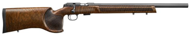 Picture of Cz-Usa Cz 457 Varmint Mtr 22 Lr 5+1 20" Black Nitride 20.5 Barrel Black Nitride Turkish Walnut Fixed Varmint-Style Stock Right Hand 