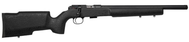 Picture of Cz-Usa Cz 457 Pro Varmint Sr 22 Lr Caliber With 5+1 Capacity, 16.50" Threaded Barrel, Black Metal Finish & Fixed Boyd's Black Laminate Stock Right Hand (Full Size) 