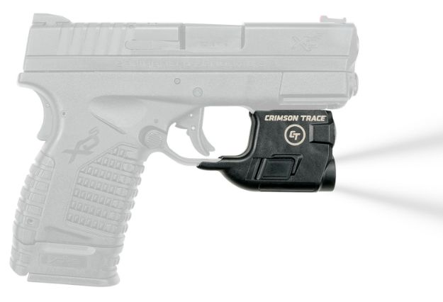 Picture of Crimson Trace Ltg771 Lightguard For Handgun Springfield Xd-S 110 Lumens Output White Led Light Trigger Guard Mount Matte Black Polymer 