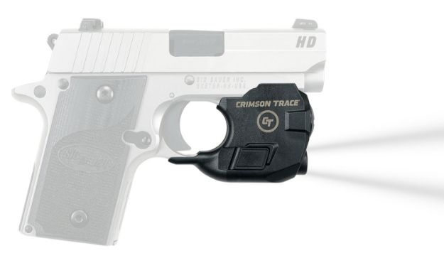 Picture of Crimson Trace Ltg776 Lightguard For Handgun Sig P238/P938 110 Lumens Output White Led Light Trigger Guard Mount Matte Black Polymer 