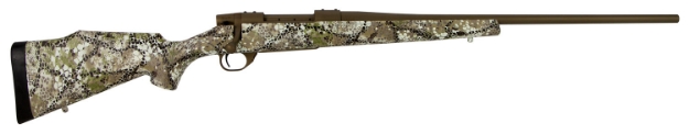 Picture of Weatherby br Vanguard Badlands 25-06 Rem Caliber With 5+1 Capacity, 24" Barrel, Burnt Bronze Cerakote Metal Finish & Badlands Approach Camo Fixed Monte Carlo Stock Right Hand (Full Size) 