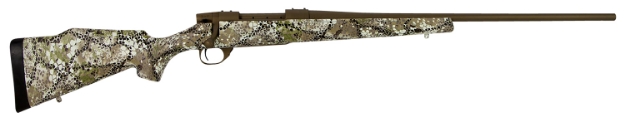 Picture of Weatherby Vanguard Badlands 257 Wthby Mag 3+1 26" Barrel, Burnt Bronze Cerakote Finish, Badlands Approach Camo Fixed Monte Carlo Stock 