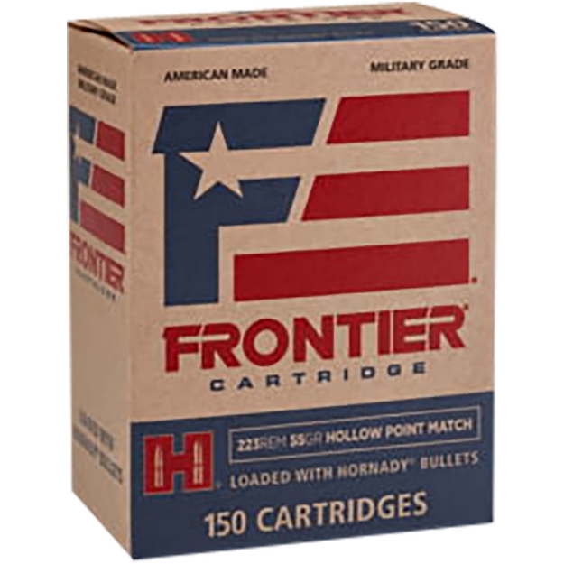 Picture of Frontier Cartridge Military Grade Centerfire Rifle 223 Rem 55 Gr Hollow Point Match 150 Per Box/ 8 Cs 