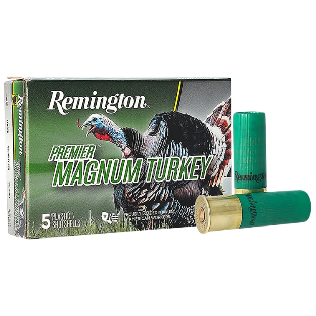 Picture of Remington Ammunition Premier Magnum Turkey 12 Gauge 3.50" 2 1/4 Oz 4 Shot 5 Per Box/ 20 Cs 