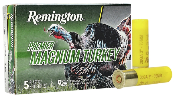 Picture of Remington Ammunition Premier Magnum Turkey 20 Gauge 3" 1 1/4 Oz 6 Shot 5 Per Box/ 20 Cs 