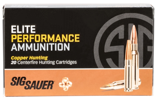 Picture of Sig Sauer Elite Copper Hunting 30-06 Springfield 150 Gr 2920 Fps Copper Solid 20 Bx/10 Cs 