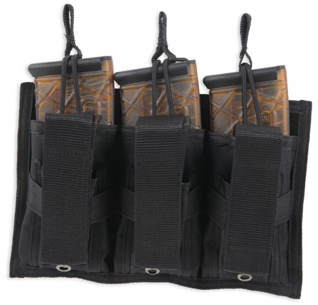 Picture of Bulldog Tri-Double Mag Pouch Molle Black Belt Loop Compatible W/ 30-Round Compatible W/ High Capacity 