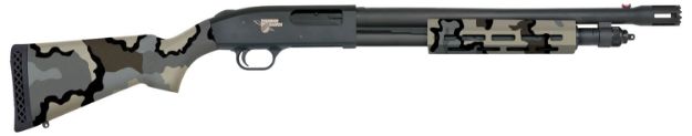 Picture of Mossberg 590 Thunder Ranch 12 Gauge 5+1 3" 18.50" Stand-Off Breecher Barrel, Matte Blued Metal Finish, Drilled & Tapped Receiver, Kuiu Camo Synthetic Stock W/Tri-Rail Forend, Compact Lop 