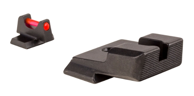 Picture of Trijicon Fiber Sights- Smith & Wesson M&P/ M&P 2.0 Black | Red Fiber Optic Front Sight Front Sight Black Rear Sight 