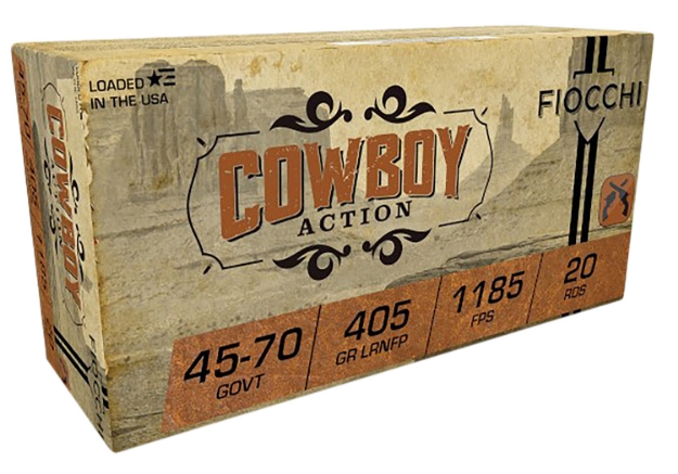 Picture of Fiocchi Cowboy Action Target 45-70 Gov 405 Gr Lead Round Nose Flat Point (Lrnfp) 20 Per Box/ 10 Cs 