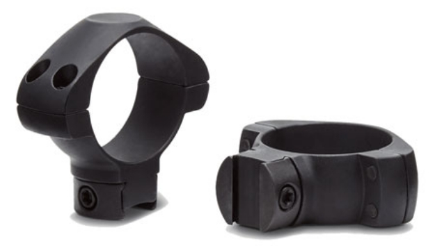 Picture of Konus Scope Ring Set Quick Release For Rifle Air Gun .22" Grooved Receiver Medium 1" Tube Matte Black Steel 