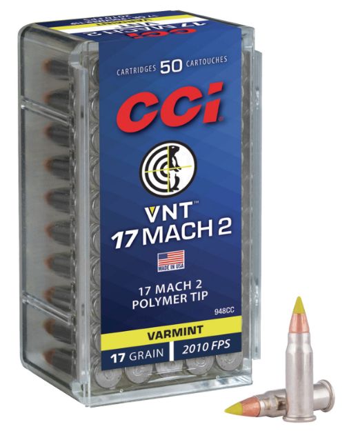 Picture of Cci Varmint Rimfire 17 Hm2 17 Gr Varmint Tipped 50 Per Box/ 100 Cs 