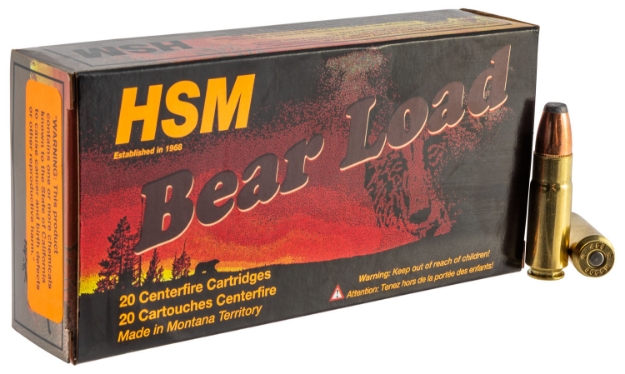 Picture of Hsm Bear Load Hunting 458 Socom 350 Gr Jacketed Flat Point (Jfp) 20 Per Box/ 25 Cs 