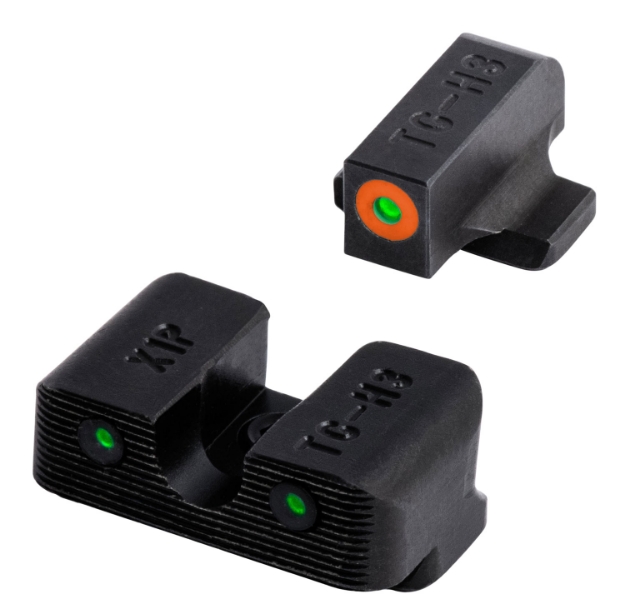 Picture of Truglo Tritium Pro Black | Green Tritium Orange Outline Front Sight Green Tritium Rear Sight 