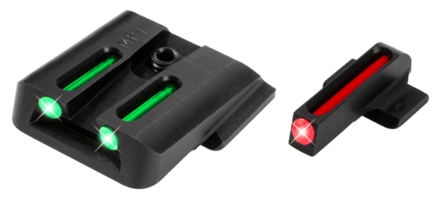 Picture of Truglo Fiber-Optic Black | Red Fiber Optic Front Sight Green Fiber Optic Rear Sight 