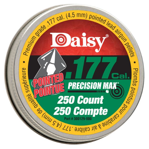Picture of Daisy Precisionmax Premium 177 Lead Pointed Field Pellet 250 Per Tin 