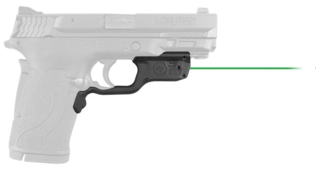 Picture of Crimson Trace Lg459g Laserguard 5Mw Green Laser With 532Nm Wavelength & Black Finish For 22 S&W M&P Compact, 380/9 M&P Shield Ez 