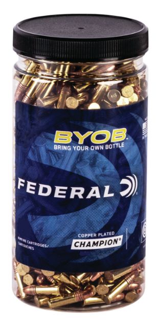 Picture of Federal Champion Training Byob 22 Wmr 36 Gr Jacketed Hollow Point (Jhp) 250 Per Box/ 8 Cs 