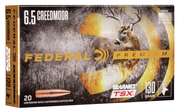 Picture of Federal Premium 6.5 Creedmoor 130 Gr Barnes Tsx 20 Per Box/ 10 Cs 