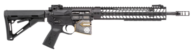 Picture of Spikes Rare Breed Crusader 5.56X45mm Nato 14.50" No Magazine Black Hard Coat Anodized 6 Position Magpul Ctr Stock 