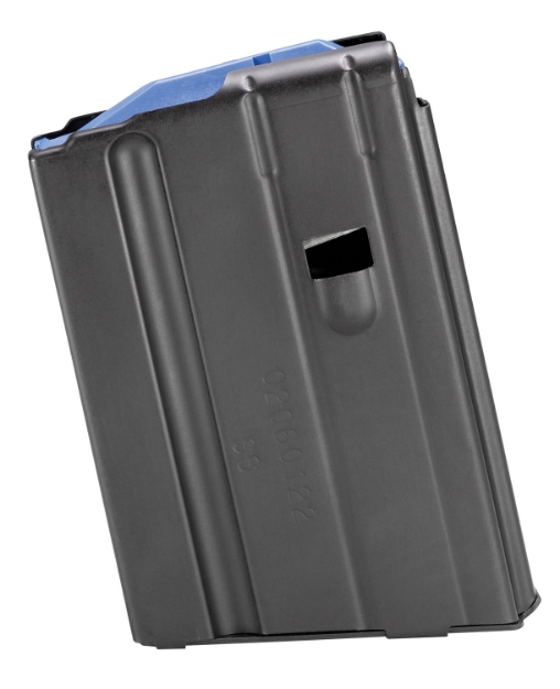 Picture of Duramag 1065041176Cp Ss Replacement Magazine Black With Blue Follower Detachable 10Rd 6.5 Grendel, 6Mm Arc For Ar-15 