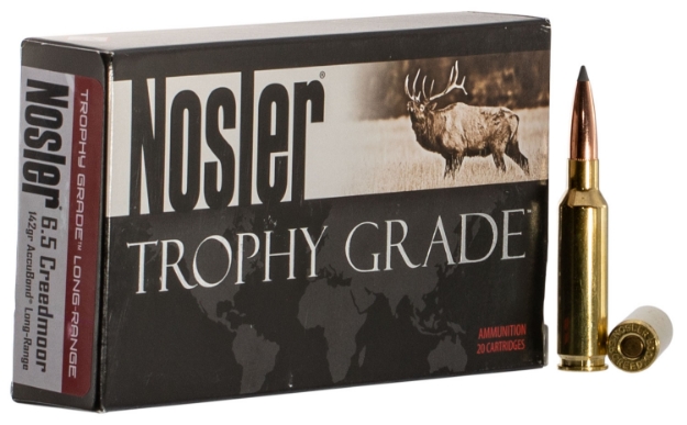 Picture of Nosler Trophy Grade Long-Range Hunting 6.5 Creedmoor 142 Gr Nosler Spitzer Accubond-Long Range (Sablr) 20 Per Box/ 10 Cs 