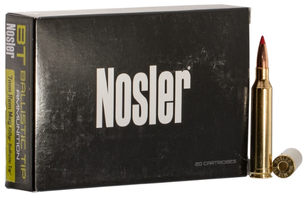 Picture of Nosler Ballistic Tip Hunting 7Mm Rem Mag 150 Gr Spitzer Ballistic Tip (Sbt) 20 Per Box/ 10 Cs 