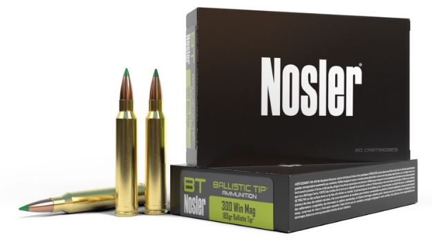 Picture of Nosler Ballistic Tip Hunting 300 Win Mag 180 Gr Spitzer Ballistic Tip (Sbt) 20 Per Box/ 10 Cs 