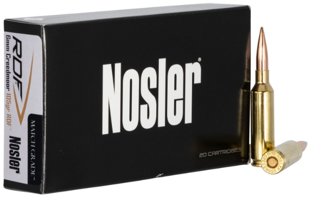 Picture of Nosler Match Grade Rdf Target 6Mm Creedmoor 105 Gr Rdf Hollow Point Boat-Tail (Rdfhpbt) 20 Per Box/ 10 Cs 