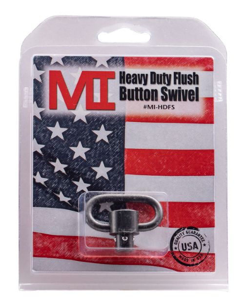 Picture of Midwest Industries Heavy-Duty Swivel 1.25" Quick Detach/Push Button Black Manganese Phosphate Steel 