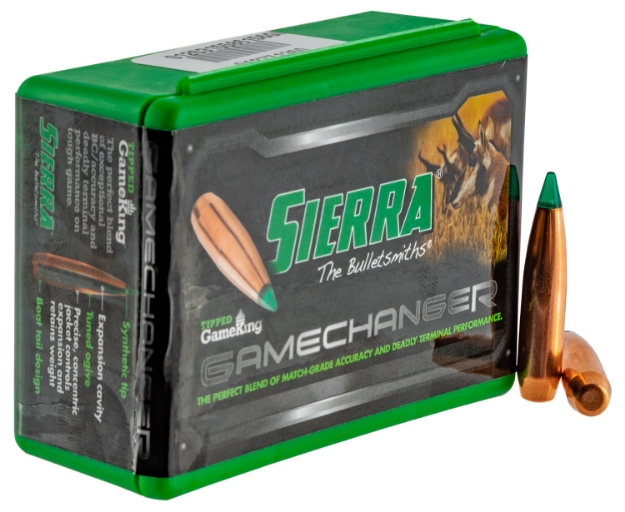 Picture of Sierra Tipped Gameking 6.5 Creedmoor .264 130 Gr Hollow Point Boat-Tail (Hpbt) 50 Per Box 