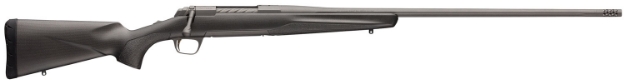 Picture of Browning X-Bolt Pro Tungsten 6.5 Prc 3+1 24" Fluted & Lapped Barrel With Muzzle Brake, Spiral Fluted Bolt, Tungsten Gray Cerakote, Textured Grip Paneled Carbon Fiber Stock 