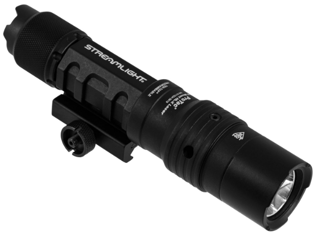 Picture of Streamlight Protac Hl-X Weapon Light W/Laser 60/1000 Lumens Output White Led Light Red Laser 270 Meters Beam Picatinny Rail Mount Black Anodized Aluminum 