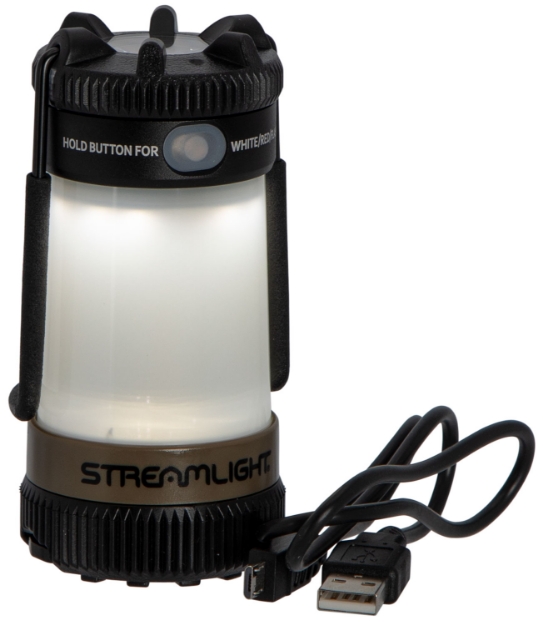 Picture of Streamlight Siege X Multi-Function Lantern 30/325, Flashlight 40/300, Nv Red 1.6 Lumens Red/White Led Bulb Coyote 155 Meters Beam 