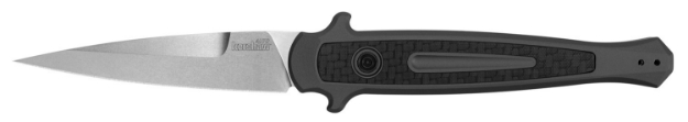 Picture of Kershaw Launch 8 3.50" Folding Spear Point Plain Stonewashed Cpm 154 Ss Blade Gray W/Insert Aluminum/Carbon Fiber Handle Includes Pocket Clip 