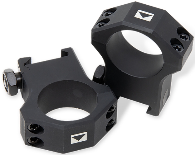 Picture of Steiner T-Series Scope Ring Set For Tactical Rifle Picatinny Rail Low 30Mm Tube Matte Black Steel 