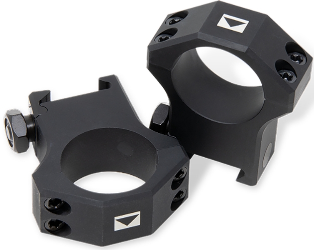 Picture of Steiner T-Series Scope Ring Set For Tactical Rifle Picatinny Rail Medium 30Mm Tube Matte Black Steel 