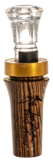 Picture of Duck Commander Pro Series Bocote Open Call Double Reed Mallard Hen Sounds Attracts Ducks Brown Wood 